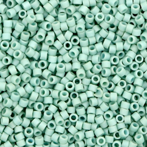Miyuki Perlen delica's 11/0 Opaque matte luster sea foam green DB-374