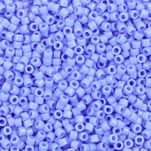 Miyuki Perlen delica's 11/0 Opaque periwinkle blue DB-730