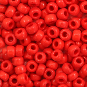 Miyuki Rocailles 6/0 Opaque red 6-408