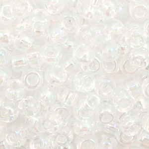 Miyuki Rocailles 6/0 Transparent AB crystal 6-250