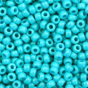 Miyuki Rocailles 8/0 Duracoat opaque underwater blue 8-4480