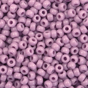 Miyuki Rocailles 8/0 Opaque mauve purple 8-410