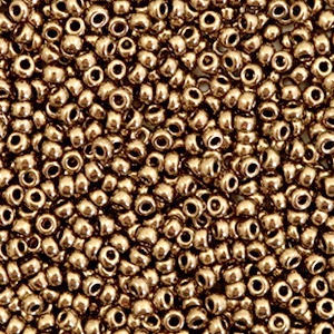 Miyuki Rocailles 11/0 Metallic dark bronze 11-457