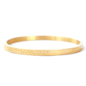 Armb&auml;nder aus Stainless Steel - Rostfreiem Stahl Leopard Print Gold
