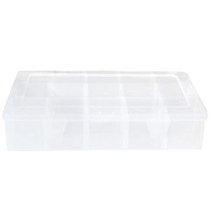 Schmuckdisplay Aufbewahrungsboxen 15 F&auml;cher Transparent
