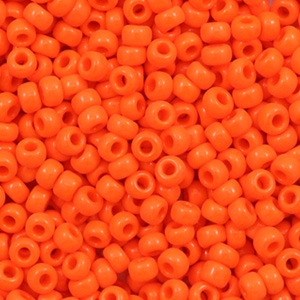 Miyuki Rocailles 8/0 Opaque orange 8-406