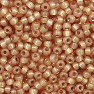 Miyuki Rocailles 8/0 Duracoat silverlined dyed topaz gold 8-4243