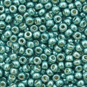 Miyuki Rocailles 8/0 Duracoat galvanized sea foam green 8-4217