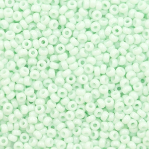 Miyuki Rocailles 11/0 Opaque light mint green 11-3318
