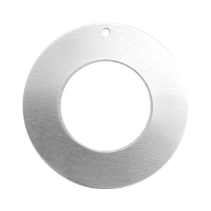 ImpressArt Metall Anh&auml;nger Rohlinge Ring 25mm Alkeme Silber