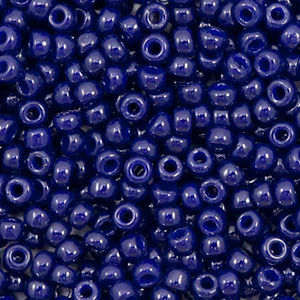 Miyuki Rocailles 8/0 Duracoat opaque dyed dark navy blue 8-4494