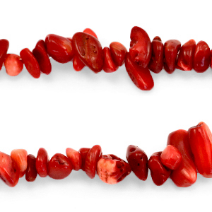 Chips Steine Perlen Siam red