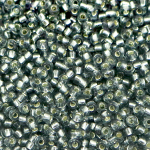 Miyuki Rocailles 11/0 Silverlined gray 11-21
