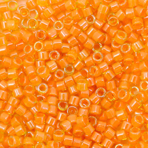 Miyuki Perlen delica's 11/0 Luminous mango orange DB-2045