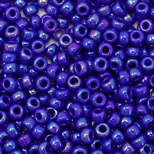 Miyuki Rocailles 8/0 Opaque luster cobalt blue 8-1945