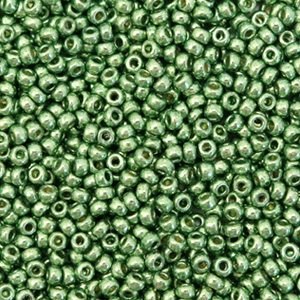 Miyuki Rocailles 11/0 Duracoat galvanized sea green 11-4215