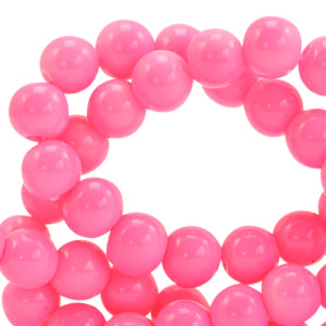 4 mm Glasperlen opaque Azalea pink