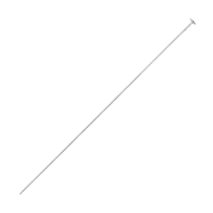 Stainless Steel - Rostfreiem Stahl Schmuckzubeh&ouml;r Nietstifte 50mm Silber