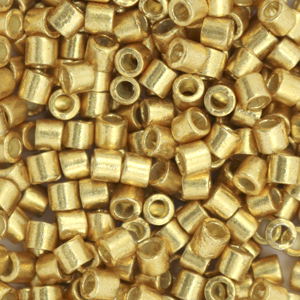Miyuki Perlen delica's 8/0 Duracoat galvanized gold DBL-1832