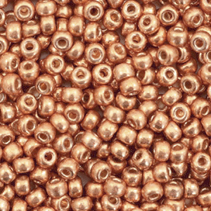 Miyuki Rocailles 8/0 Duracoat galvanized muscat 8-4206