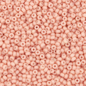Miyuki Rocailles 11/0 Duracoat opaque tea rose 11-4461