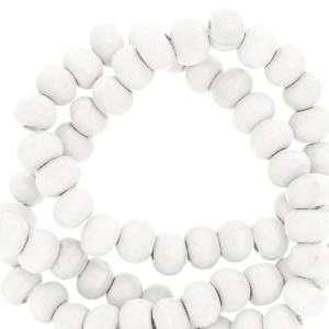 Holzperlen rund 6mm White