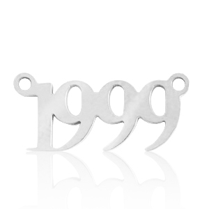 Stainless Steel - Rostfreiem Stahl Anh&auml;nger/Zwischenst&uuml;ck Jahr 1999 Silber