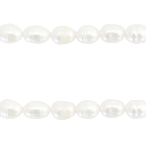 BQ S&uuml;sswasserperlen Rice 7x5mm Natural white