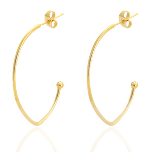 Ohrringe aus Stainless Steel - Rostfreiem Stahl Gold