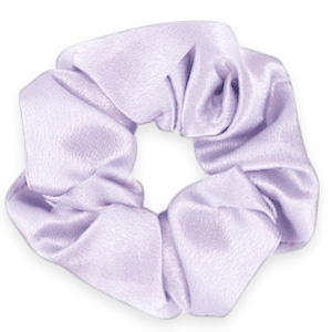Haargummi seidig Sheer lilac purple