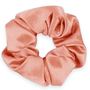 Haargummi seidig Flirty flamingo rose