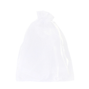Schmuckbeutel Organza 13x18cm White