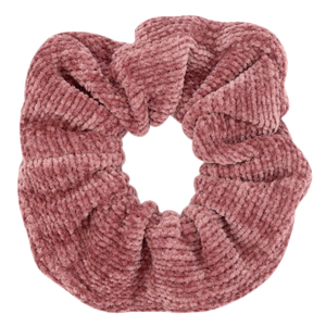 Haargummi corduroy Vintage aubergine red