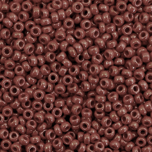 Miyuki Rocailles 11/0 Opaque red brown 11-419