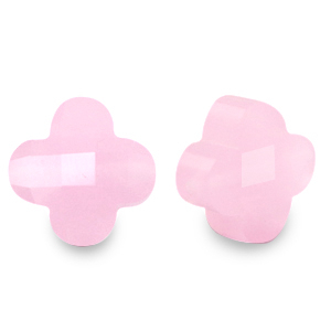 Fashion Facett Perlen Gl&uuml;cksklee Azalea pink