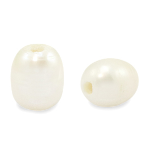 S&uuml;sswasserperlen Rice 11x9mm Natural white