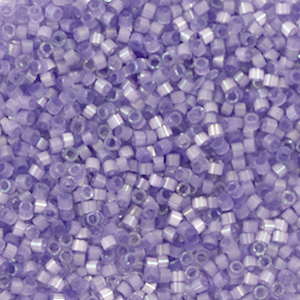 Miyuki Perlen delica's 11/0 Silk satin dyed lilac DB-1809