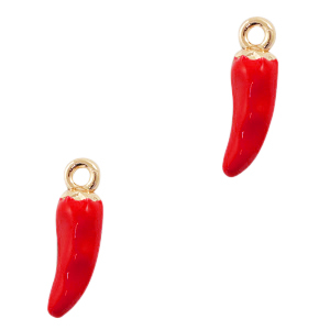 Basic Quality Metall Anh&auml;nger Pfeffer Gold-red