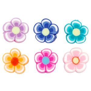 Polymer Perlen Blume Multicolour