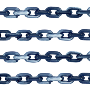 Acrylkette 15mm Dark blue