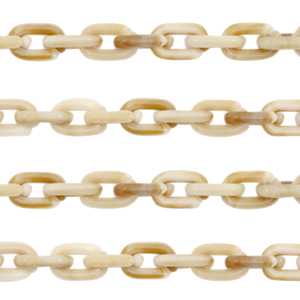 Acrylkette 15mm Beige