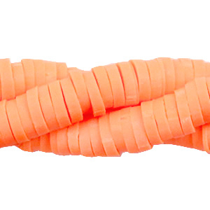 Katsuki Perlen 4mm Neon peachy orange
