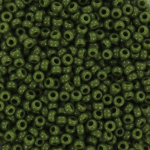 Miyuki Rocailles 11/0 Opaque avocado green 11-501
