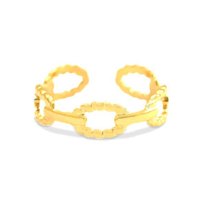 Ringe aus Stainless Steel - Rostfreiem Stahl Gold