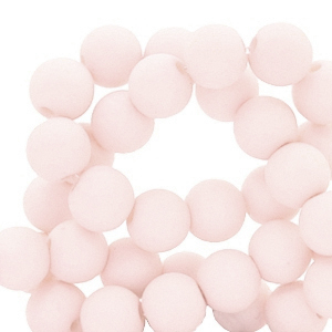 6 mm Acrylperlen matt Touch of pink