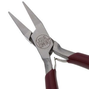 Beadsmith Flachzange Rot-silber
