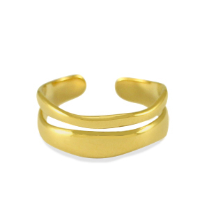Ringe aus Stainless Steel - Rostfreiem Stahl Gold