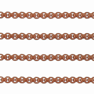 Gliederkette Glieder 3mm Brown