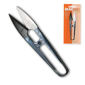Beadsmith Fadenschere Blau-schwarz