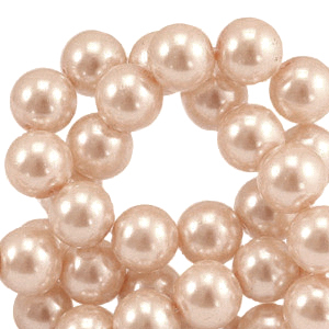 Glaswachsperlen 4mm Cream peach